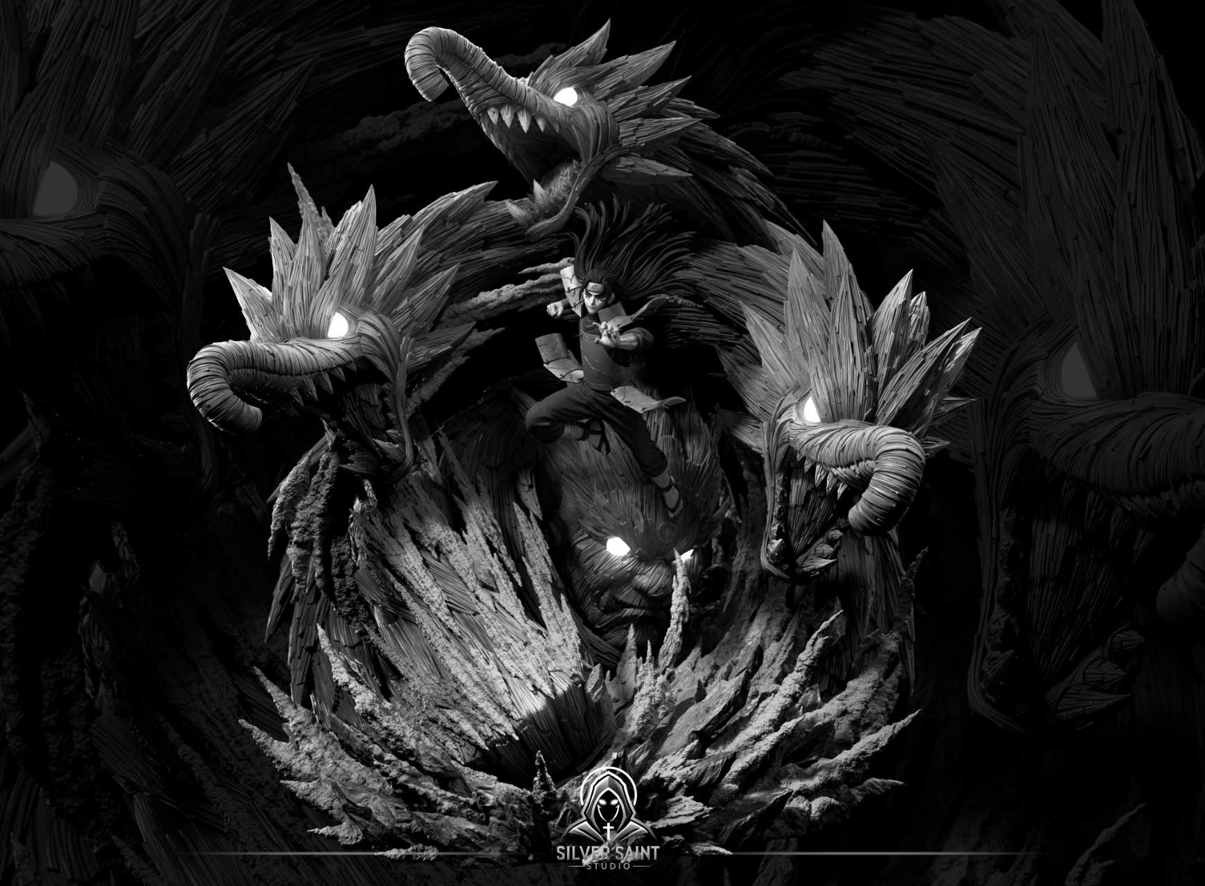 【預購】火影忍者 史詩收藏系列 千手柱間 X SliverSaint11