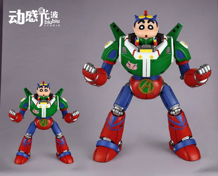 【預購】蠟筆小新 雙比例 動感達姆機甲 X 動感光波工作室4