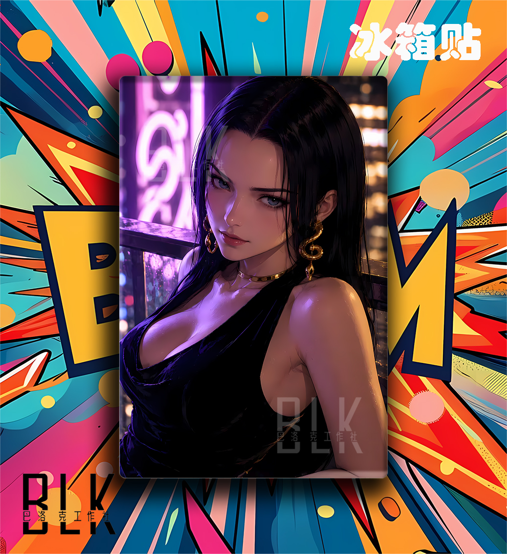 【預購】海賊王《精致女帝》動漫裝飾畫&冰箱貼 X 巴洛克工作室3