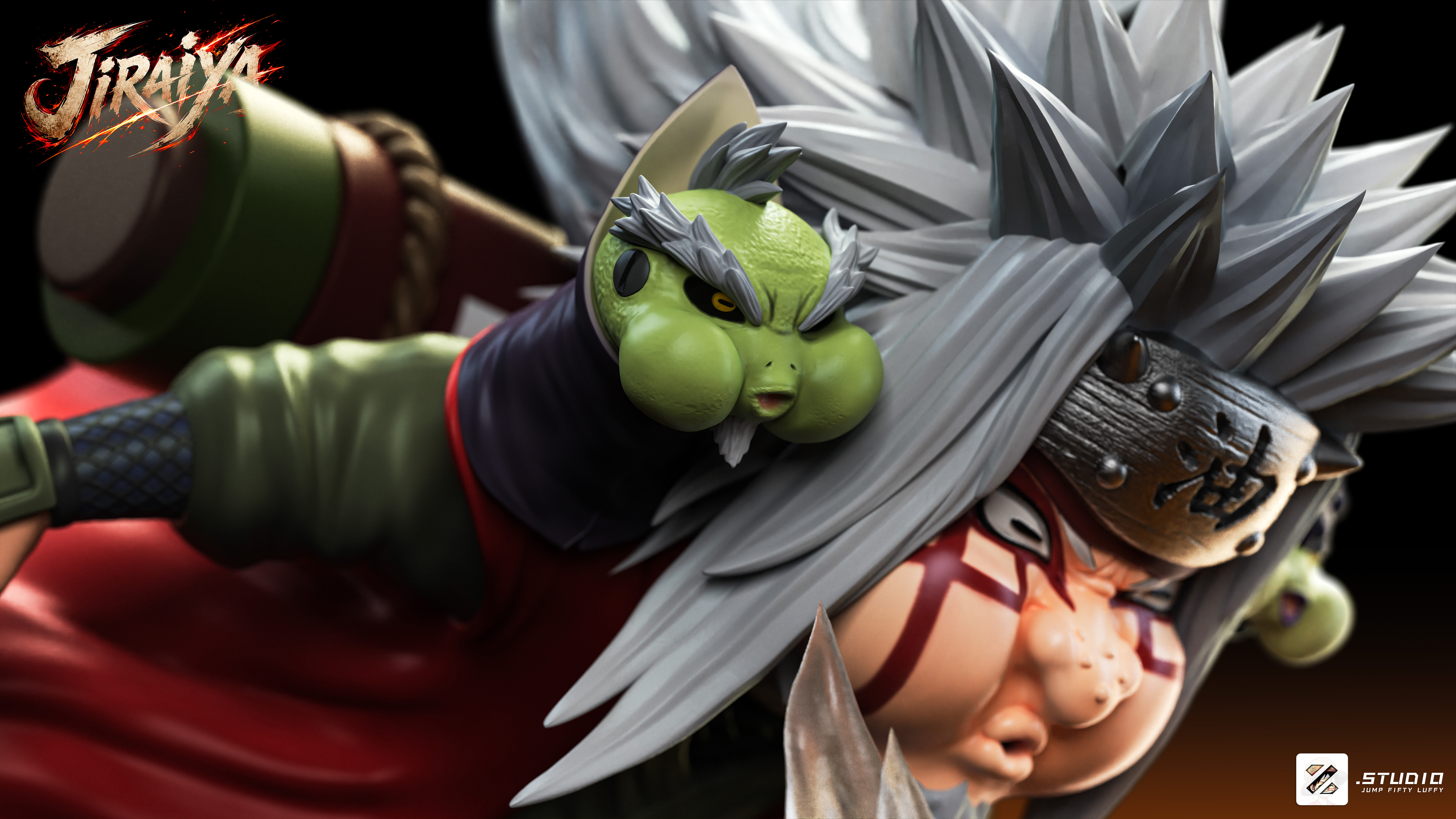 【售罄展示追加請私訊客服@toystationtw】火影忍者 蛤蟆人 自來也 X Zzz-Studio11