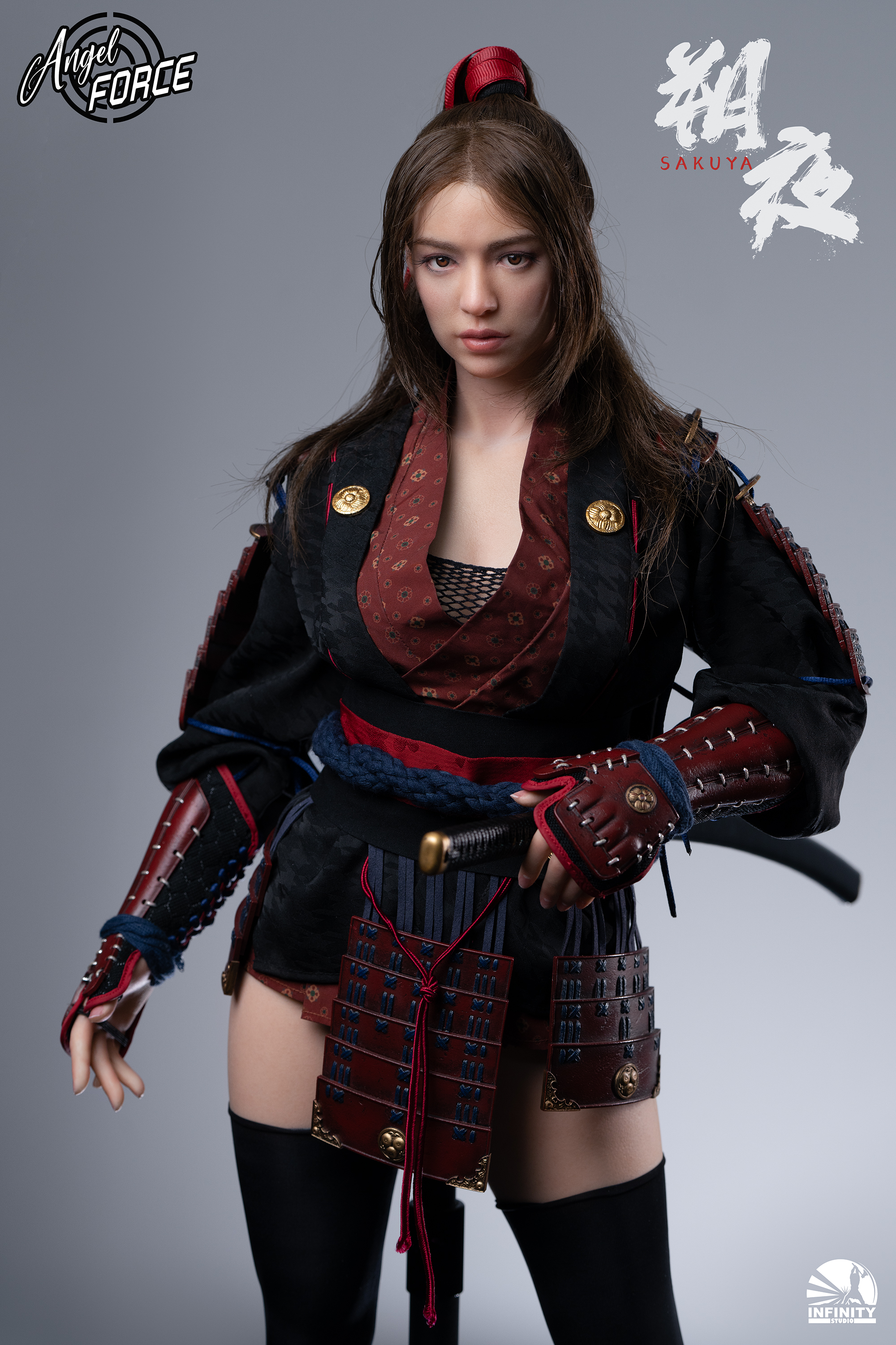 【預購】月下遊俠 Angel Force系列 1/3矽膠可動「朔夜」(黑色ver.)X 開天工作室9