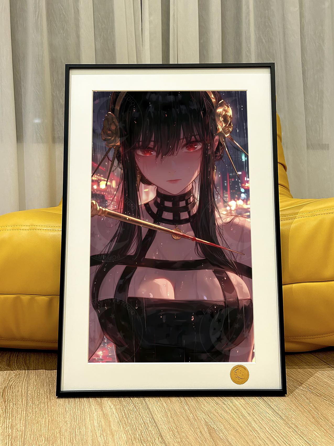 【預購】間諜家家酒《雨夜約爾》動漫版畫裝飾畫 X 星空工作室3