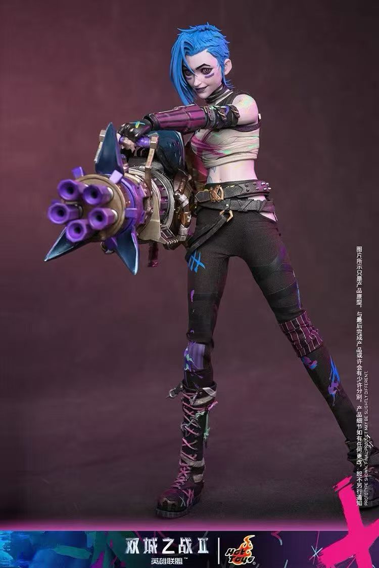【預購】《英雄聯盟:雙城之戰II》TMS183 破碎者金克絲 X HotToys6