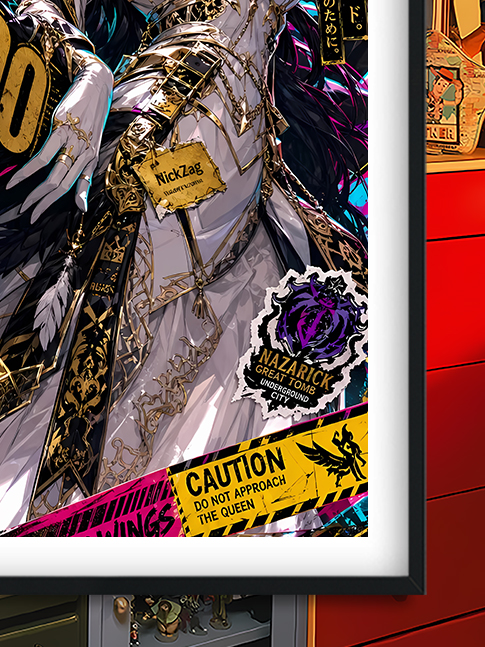【預購】Overlord《潮流雅兒貝德》裝飾畫&冰箱貼 X 巴洛克工作室5