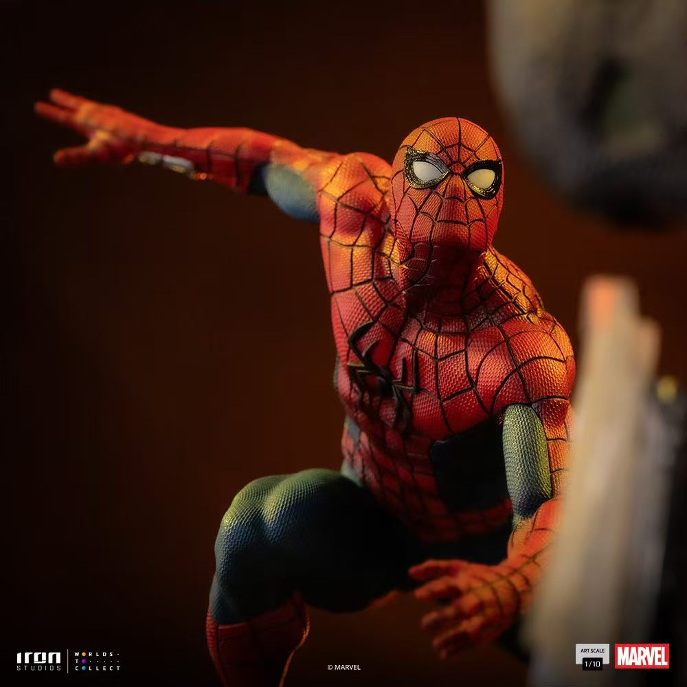 【售罄展示追加請私訊客服@toystationtw】Marvel漫威 MARCAS143426-10 蜘蛛人vs綠巨人 X Iron Studios4