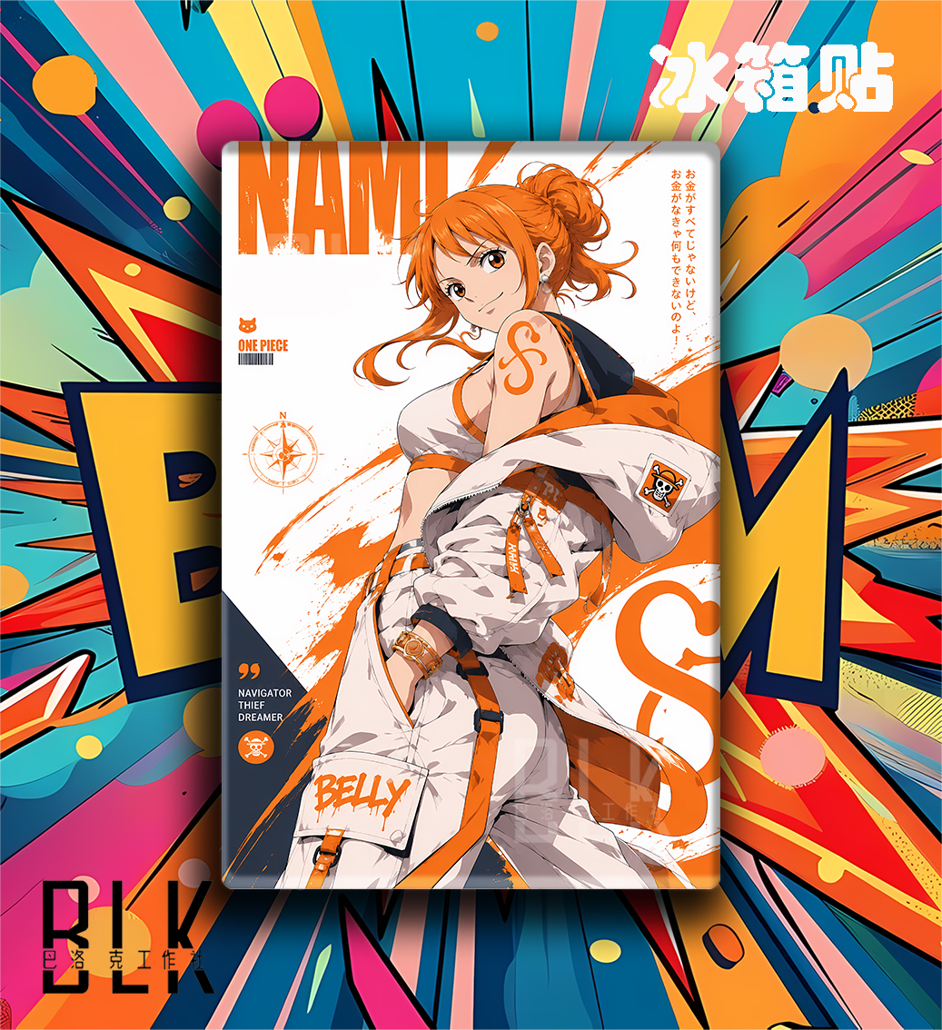 【預購】海賊王《街頭娜美/街頭羅賓》裝飾畫&冰箱貼 X 巴洛克工作室3