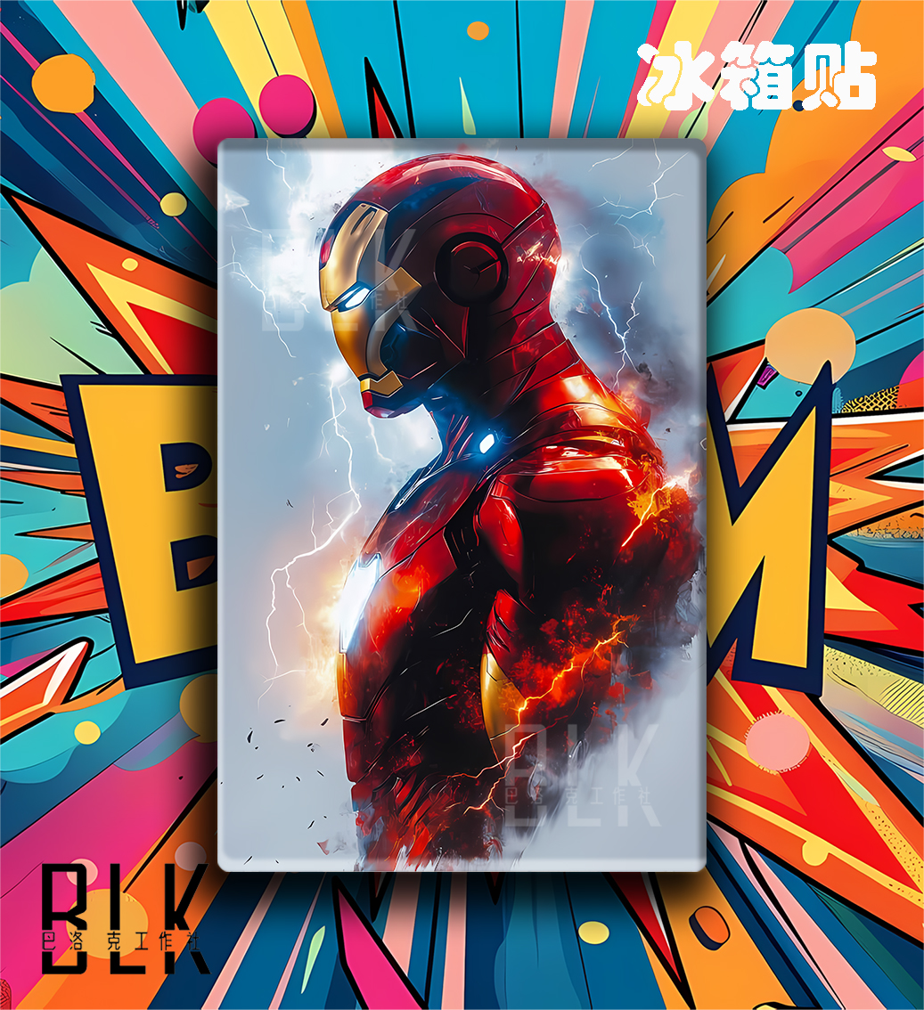 【預購】Marvel漫威《雷電鋼鐵俠》動漫裝飾畫&冰箱貼 X 巴洛克工作室3