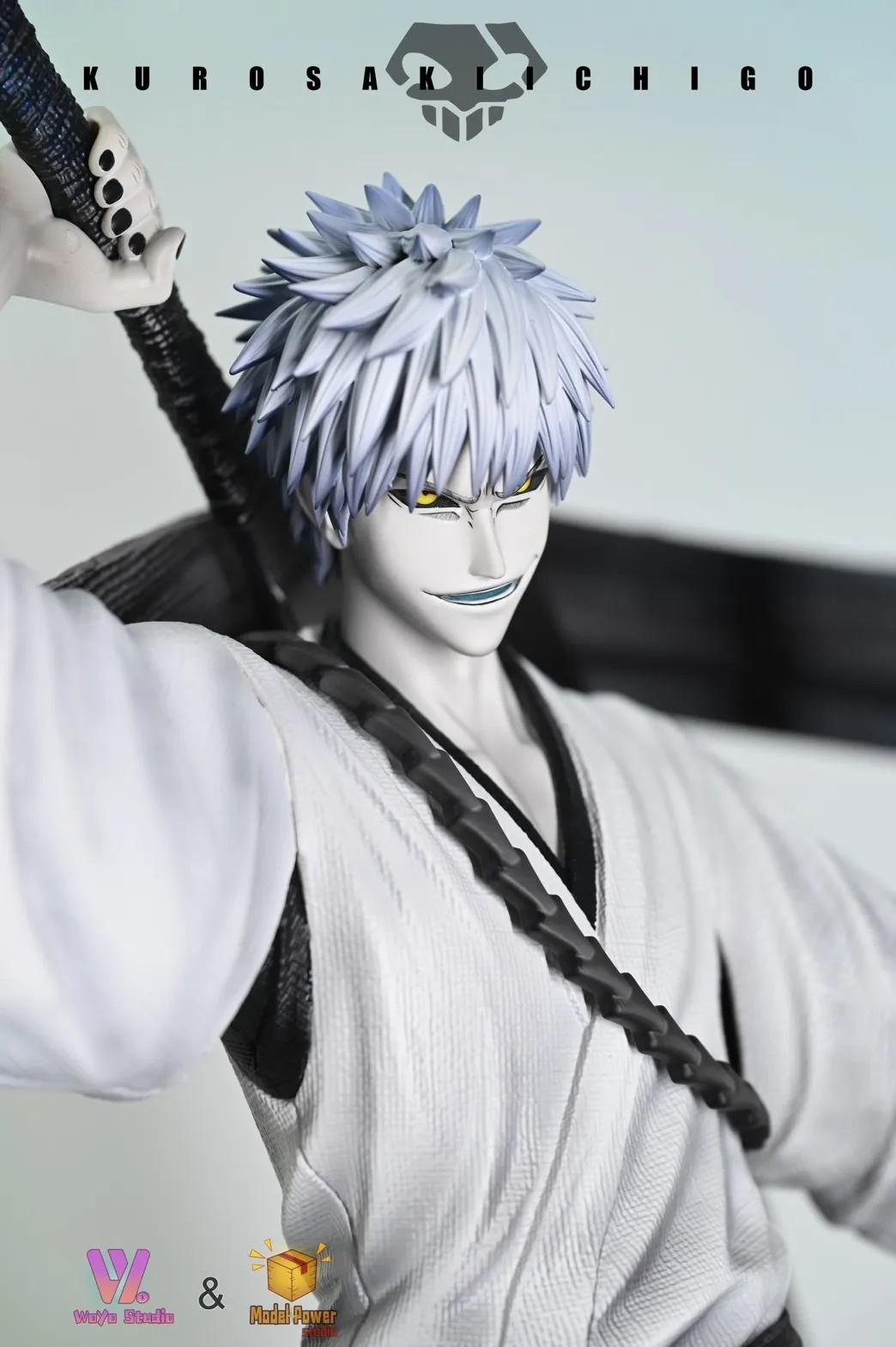 【售罄展示追加請私訊客服@toystationtw】死神 黑白一護-王見王 X WoYo+Model Power9