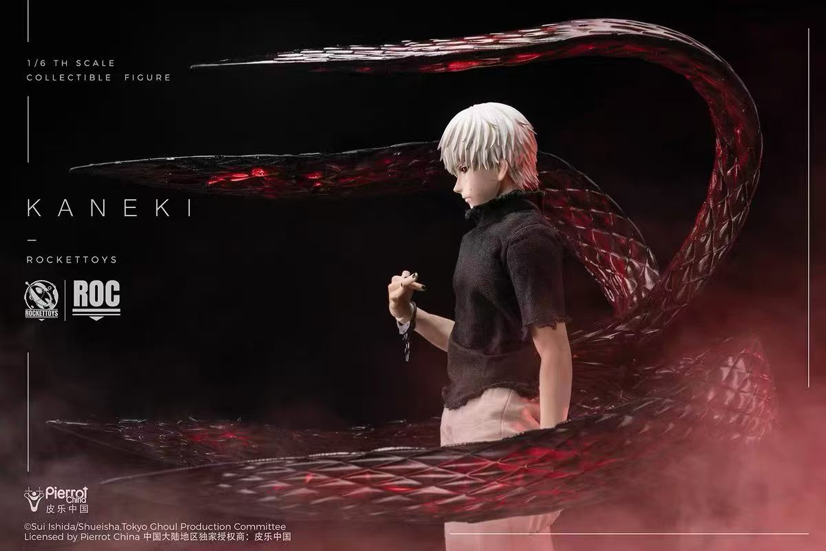 【售罄展示追加請私訊客服@toystationtw】東京喰種 1/6可動人偶 覺醒Ver. ROC-024 金木研 X Rocket Toys+皮樂中國 正版授權6