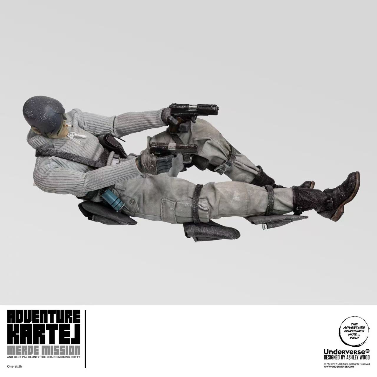 【售罄展示追加請私訊客服@toystationtw】Adventure Kartel 1/6系列 Cold Bugger Adventure Merde 標準單人版 X Underverse6