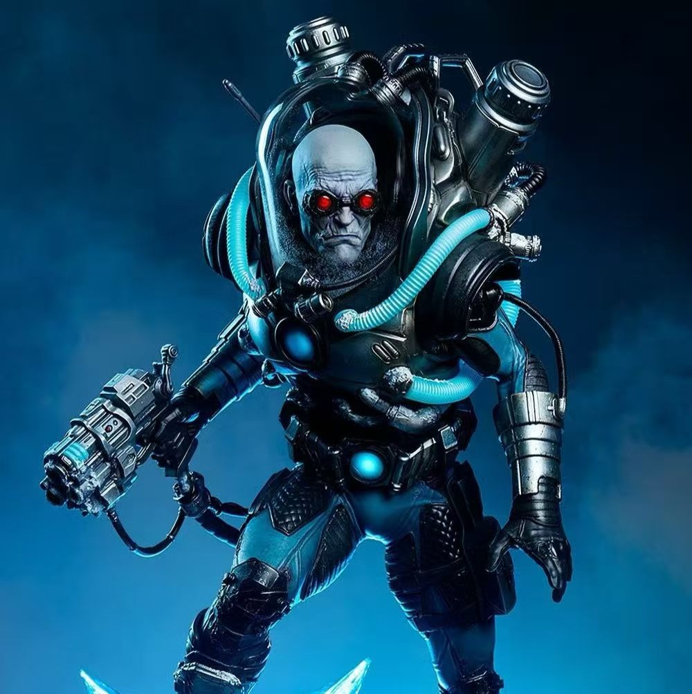 【售罄展示追加請私訊客服@toystationtw】Mr. Freeze 急凍先生 雕像 300930 X Sideshow1