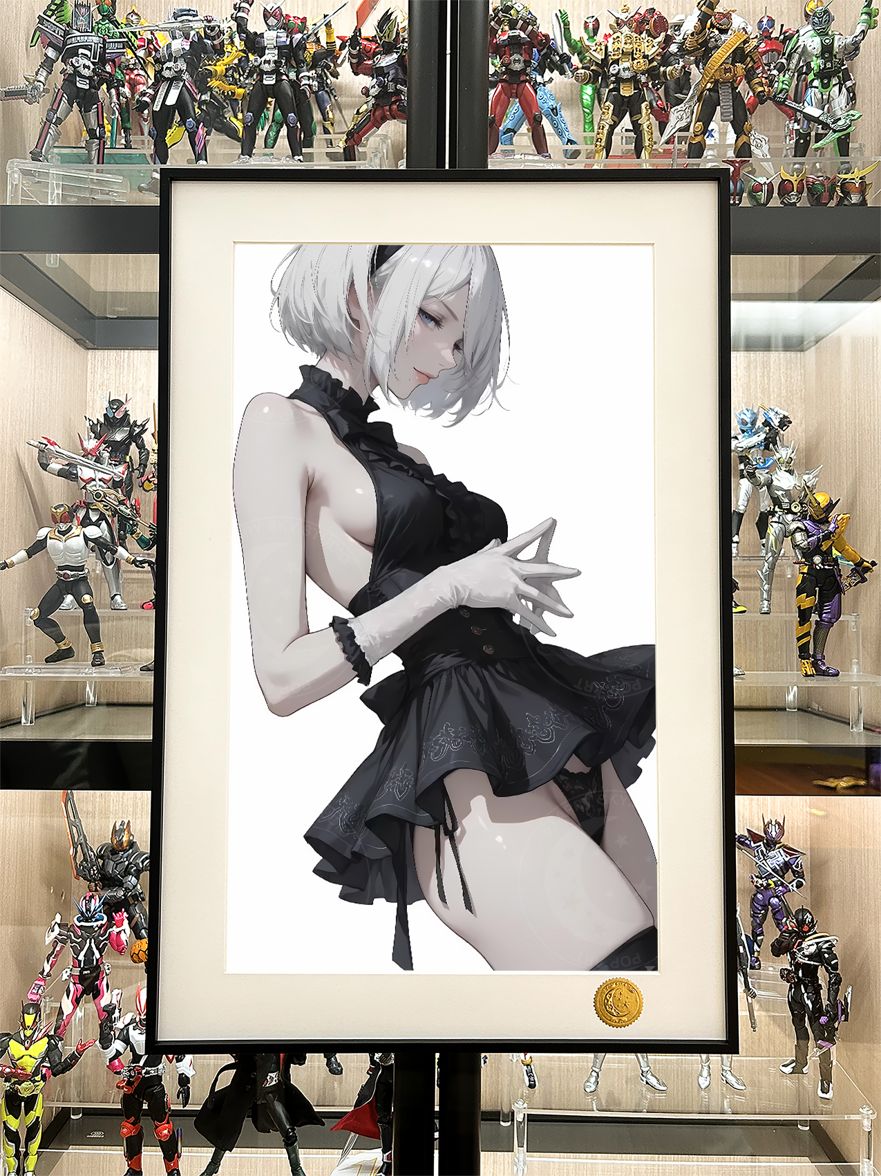 【預購】尼爾自動人形《黑裙2B》動漫裝飾畫 X 星空工作室2