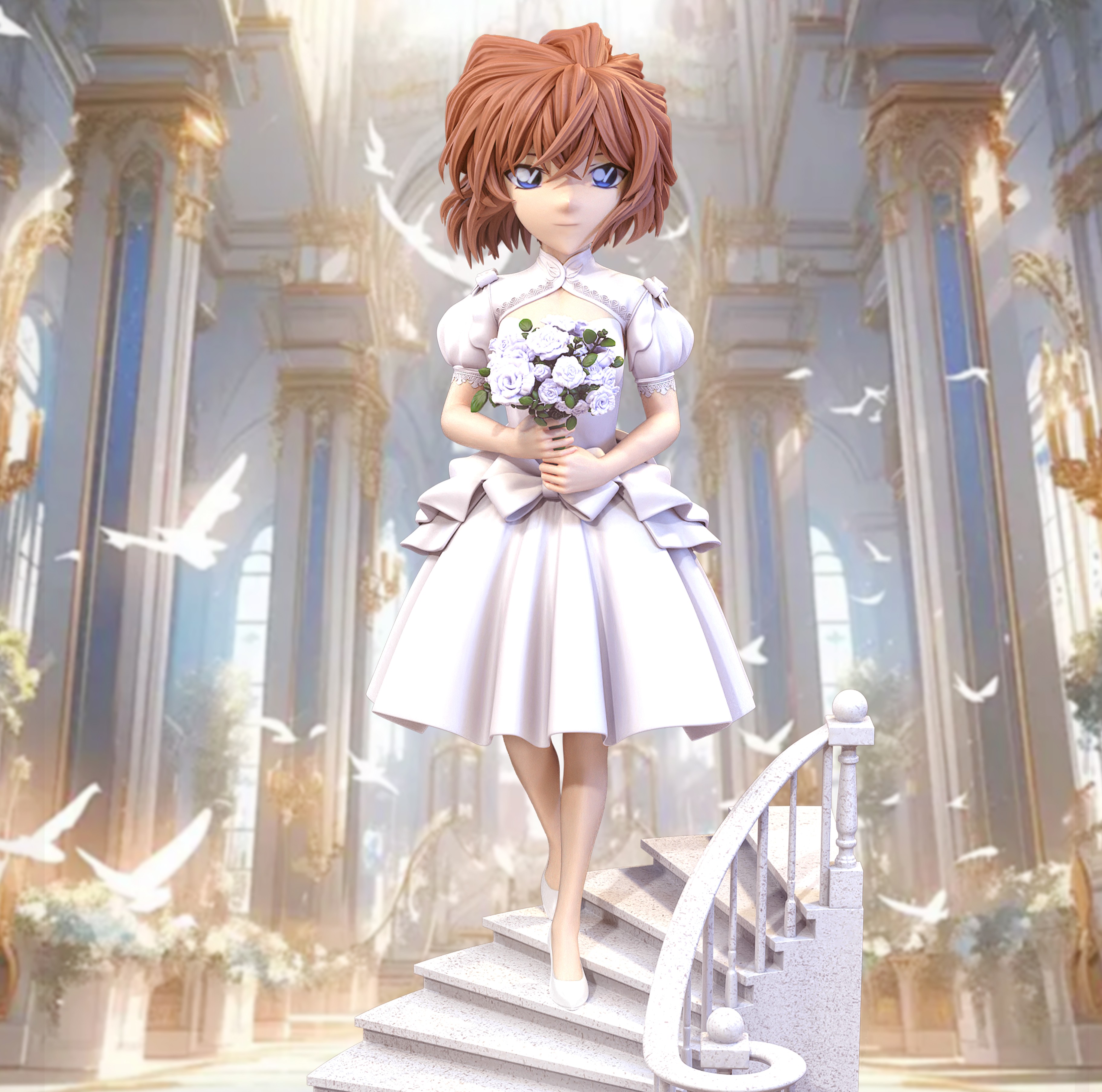 【預購】名偵探柯南 婚紗系列 灰原哀 X Star Light-Studio1