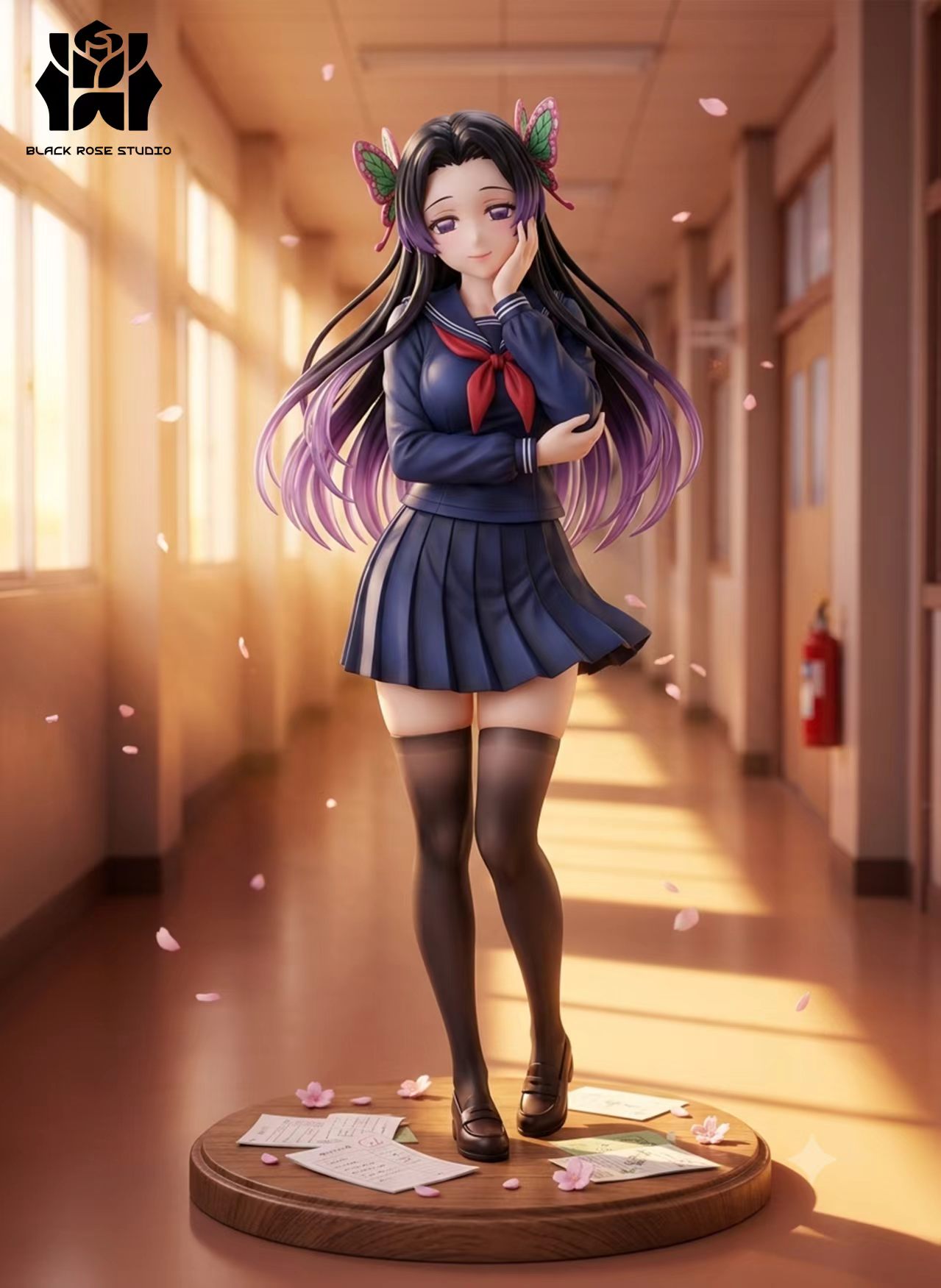 【預購】鬼滅之刃 校園版·午後邂逅 栗花落香奈乎&蝴蝶香奈惠 X 黑玫瑰工作室2