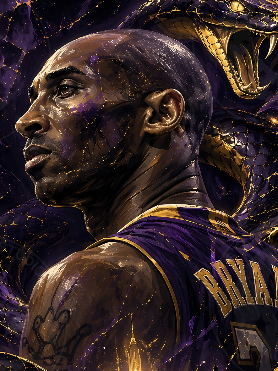 【預購】NBA《Mamba foever》動漫裝飾畫 X 星空工作室5