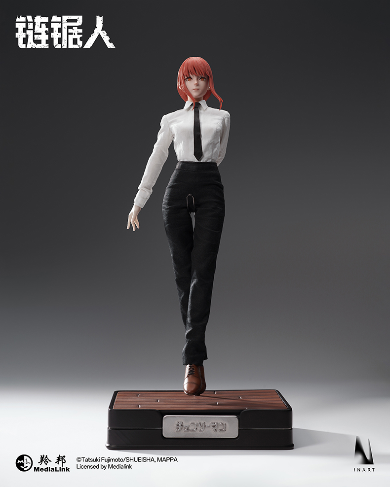 【售罄展示追加請私訊客服@toystationtw】《鏈鋸人》第一季 1/6收藏級可動人偶 真紀真 X INART4