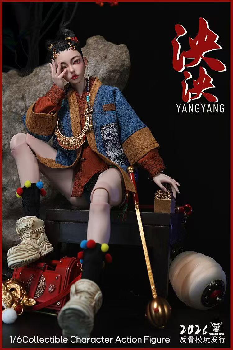 【售罄展示追加請私訊客服@toystationtw】時空少女系列 可動人偶 1/6長公主泱泱 TSG001 X 反骨模玩5