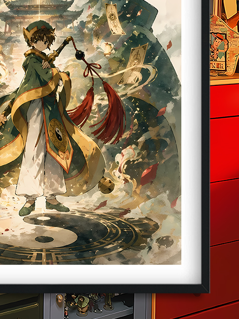 【預購】庫洛魔法使《小狼剪影》動漫裝飾畫&冰箱貼 X 巴洛克工作室4