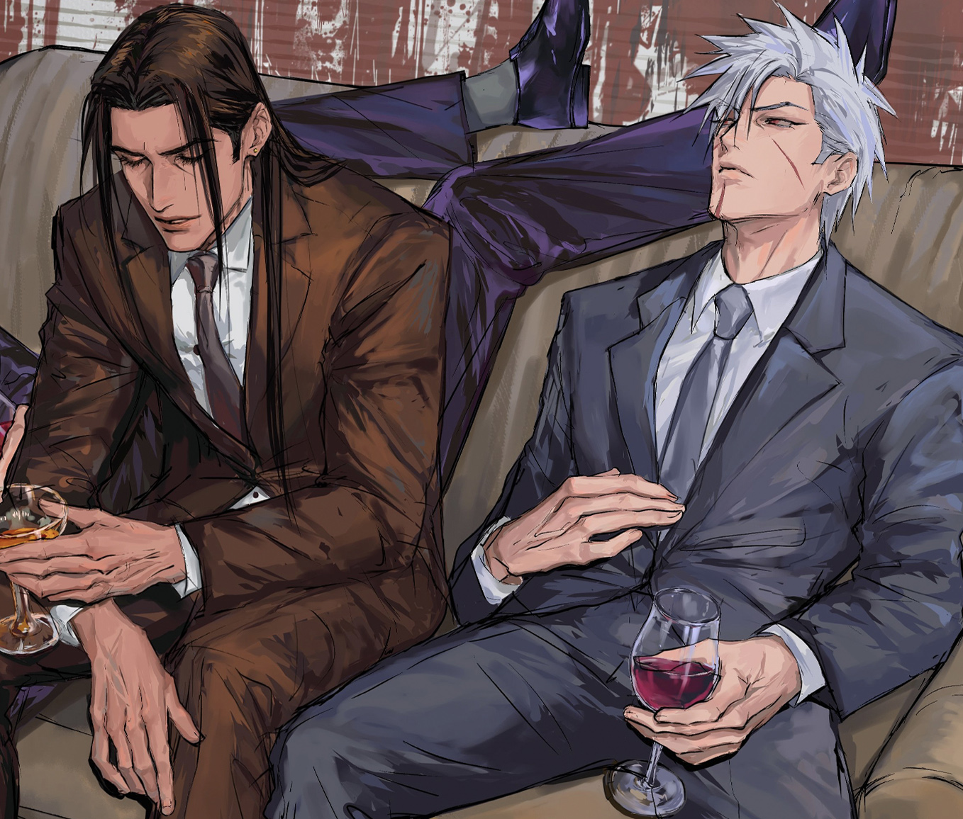 【預購】火影忍者《西裝三忍》動漫裝飾畫 X H2工作室5