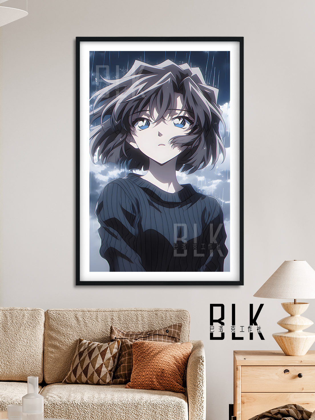【預購】名偵探柯南《雨夜灰原哀》動漫裝飾畫&冰箱貼 X 巴洛克工作室1