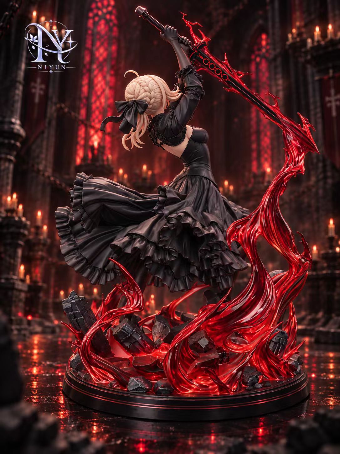 【預購】Fate 黑呆 禮裙saber X 霓昀工作室7