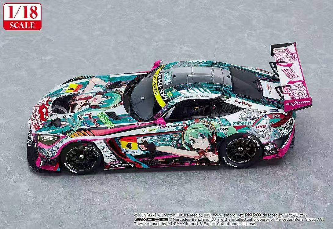 【售罄展示追加請私訊客服@toystationtw】Good Smile 初音未來 AMG 開幕戰痛車 車模 Ver. 再版 X GSC10