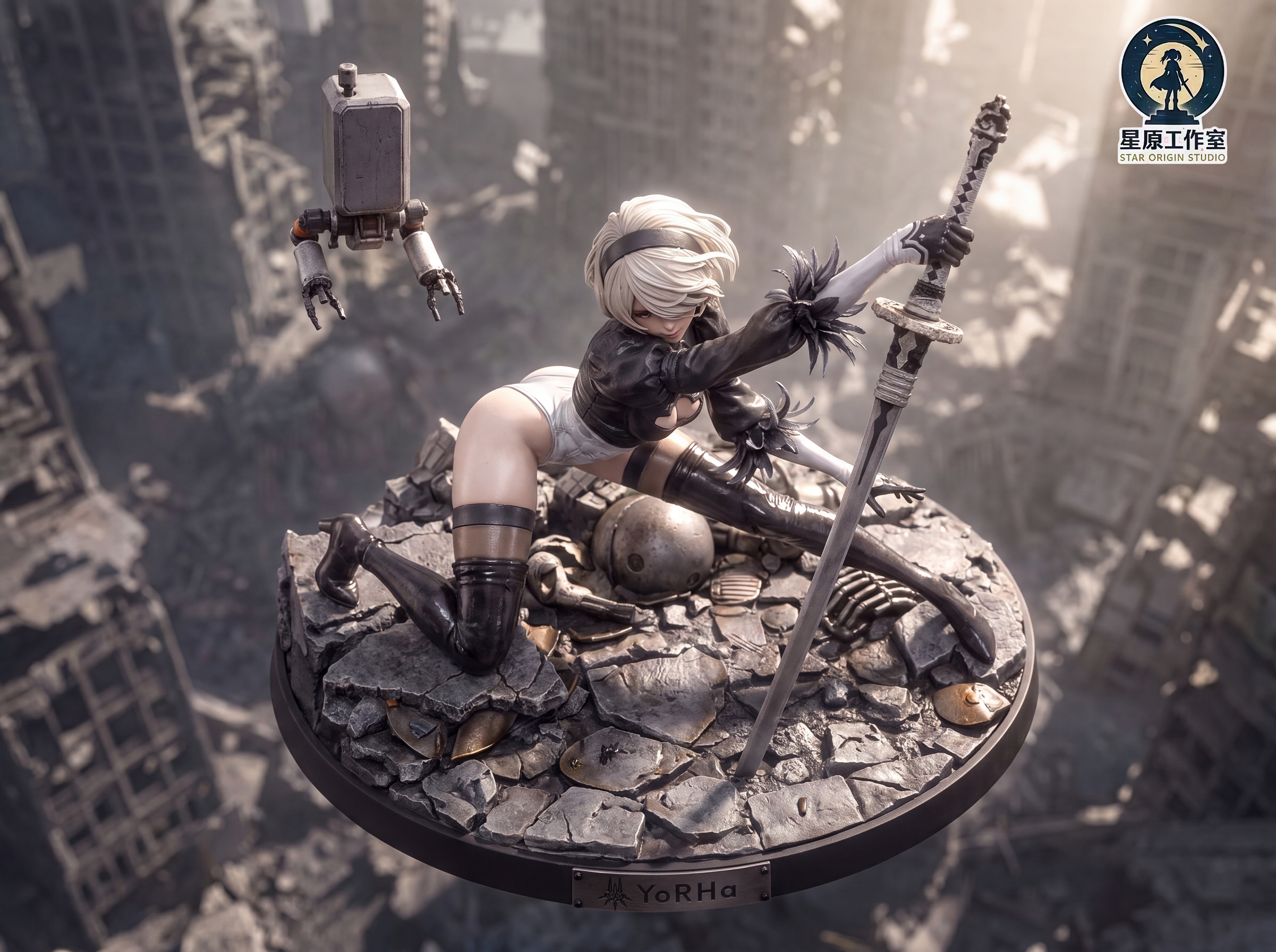 【預購】尼爾自動人形 雙比例《2B:末世戰姬》X 星原工作室9