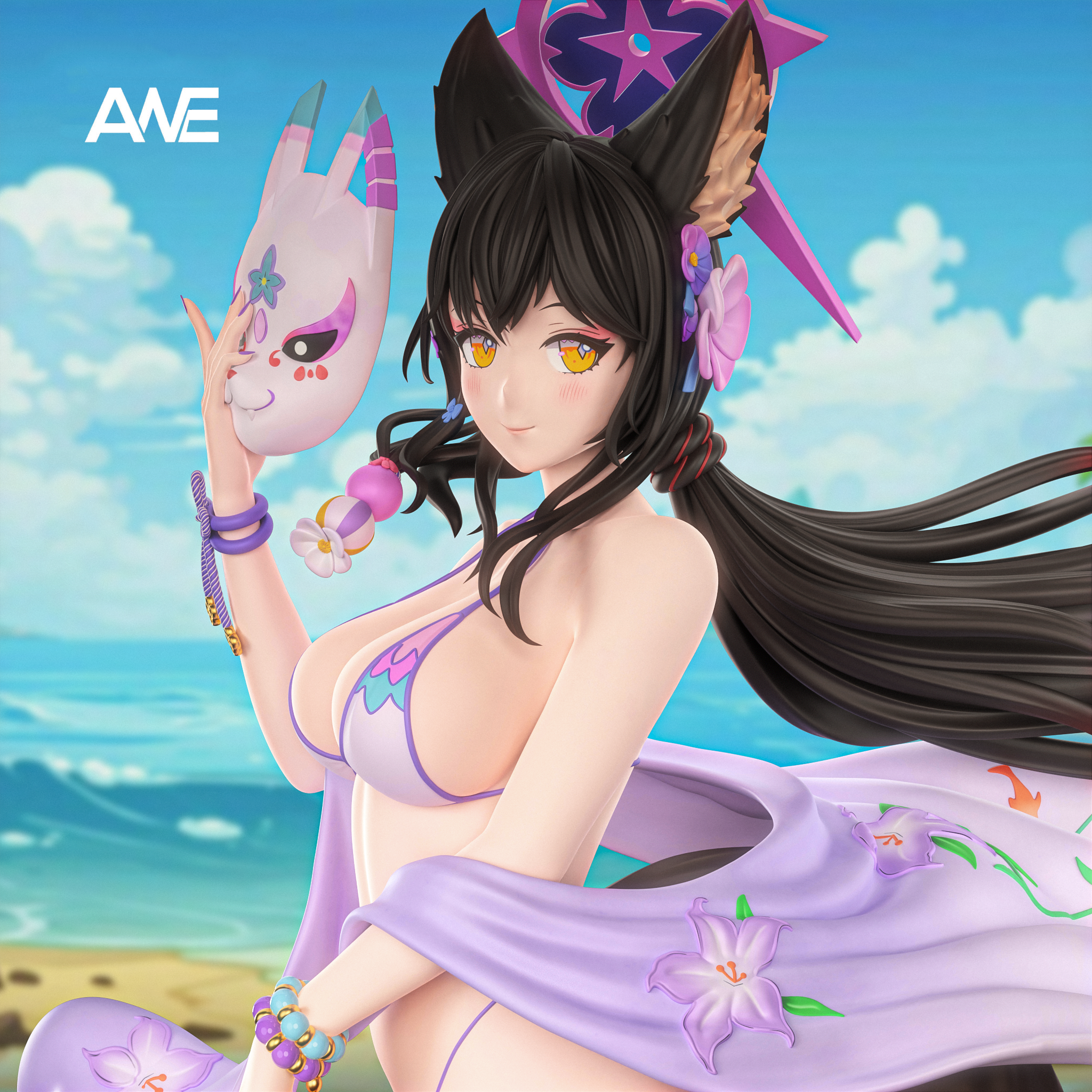 【售罄展示追加請私訊客服@toystationtw】蔚藍檔案-狐阪若藻 X ANE工作室4