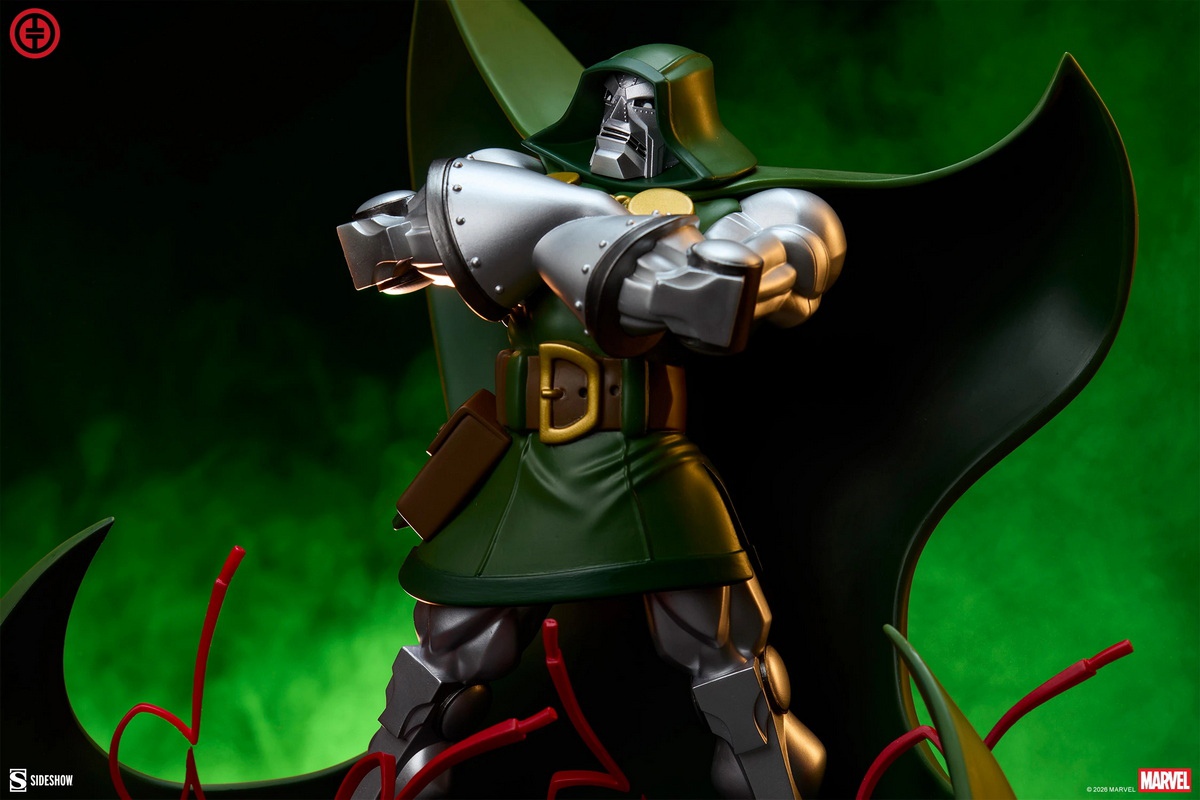 【售罄展示追加請私訊客服@toystationtw】設計師創意造型 Dr. Doom 毀滅博士 700251 X Sideshow4