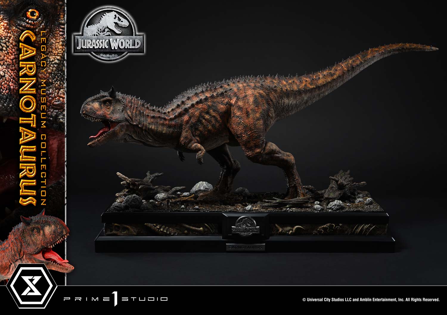 【預購】遺產博物館Collection 侏羅紀世界2 食肉牛龍 X Prime 1 Statue14
