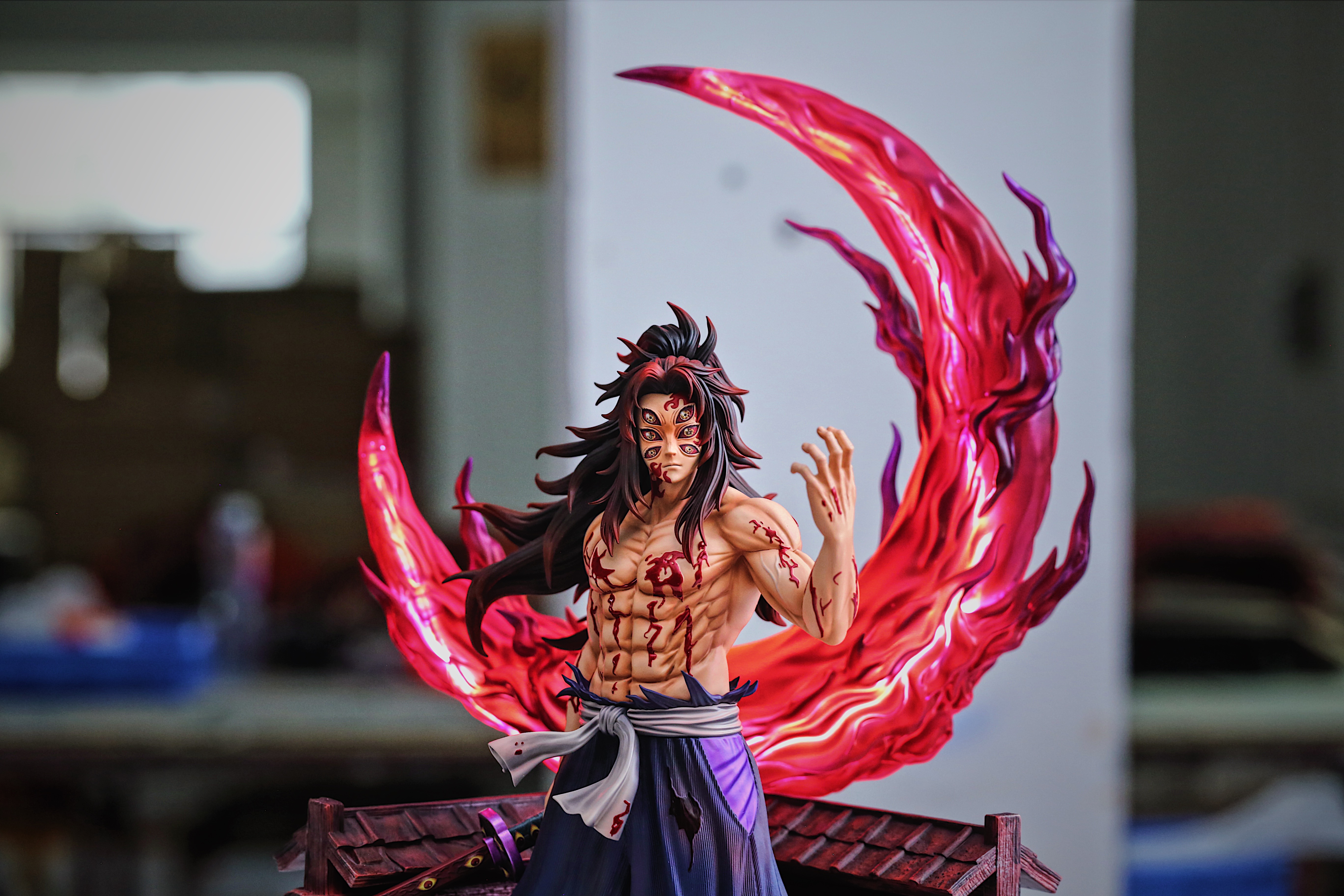 【售罄展示追加請私訊客服@toystationtw】鬼滅之刃 黑死牟 X 極致社工作室13