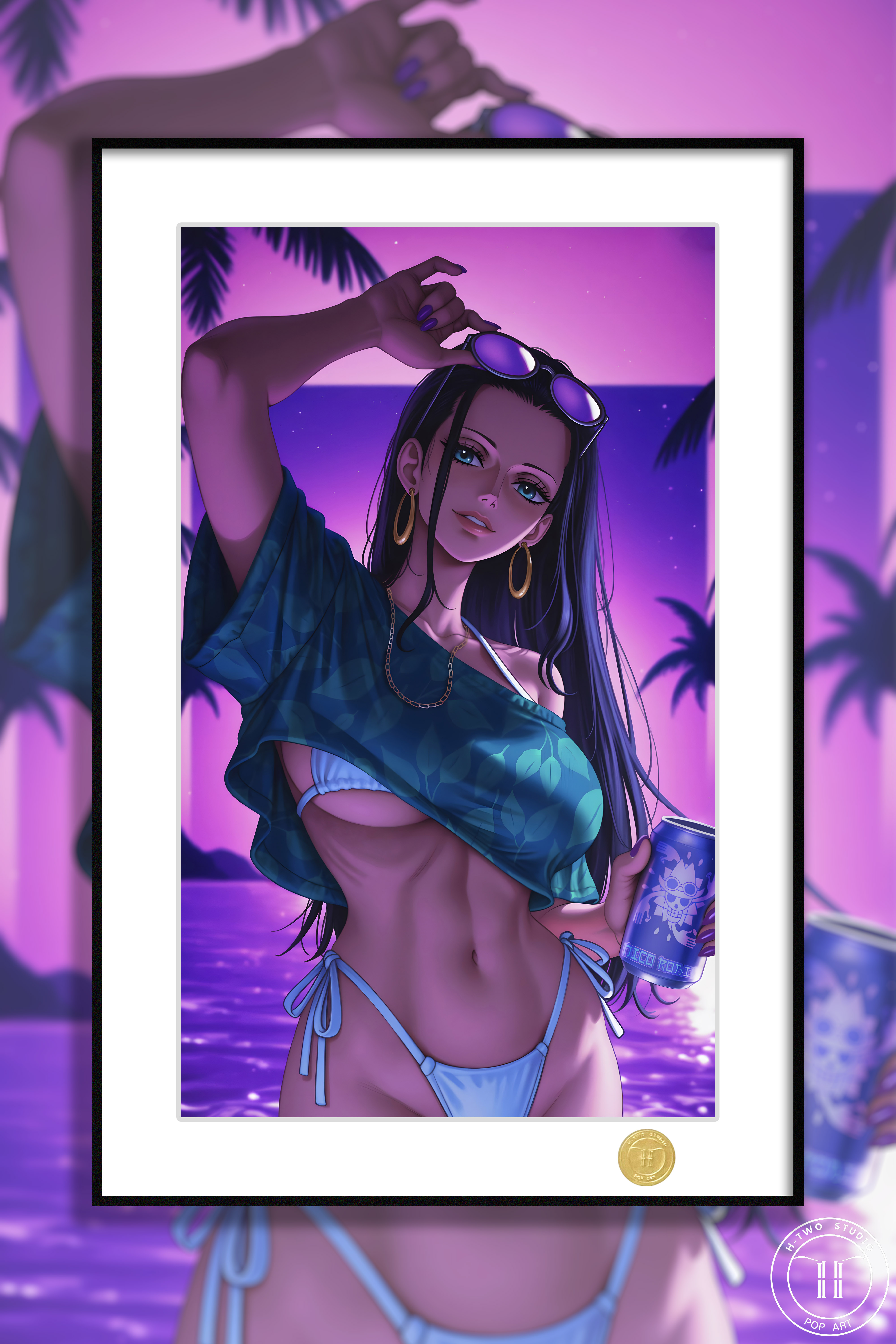 【預購】海賊王《GTA羅賓》動漫裝飾畫 X H2工作室2
