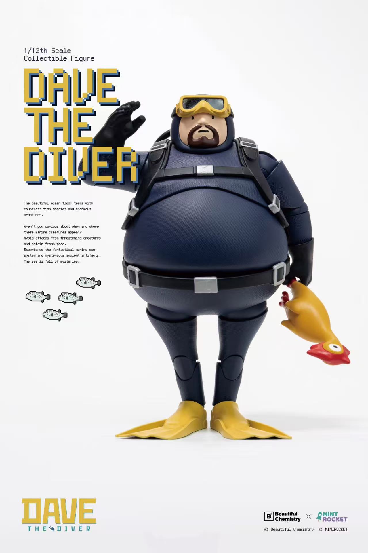 【預購】DAVE THE DIVER 1/12收藏級可動人偶 潛水員戴夫 BC202526 X Beautiful Chemistry2