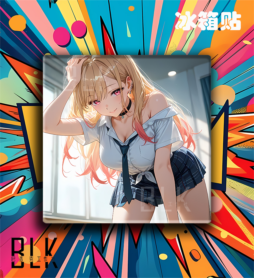 【預購】戀上換裝娃娃《教室喜多川》遊戲動漫裝飾畫&冰箱貼 X 巴洛克工作室3