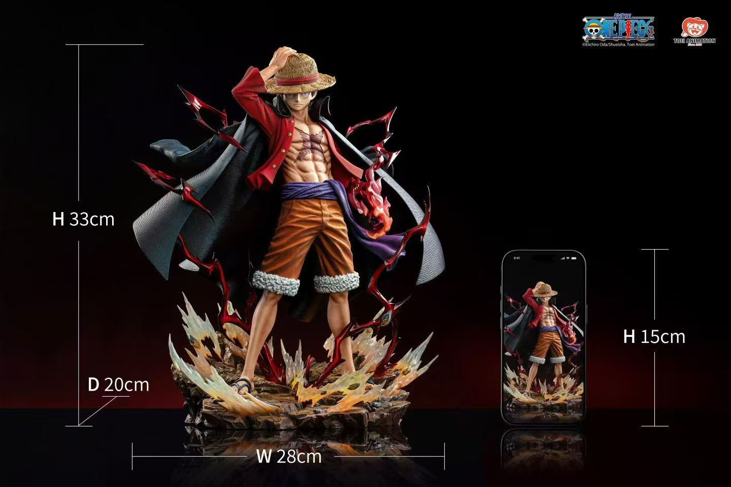 【預購】海賊王 傳奇系列 輕型收藏級雕像-魯夫 X 集美殿堂 正版授權5