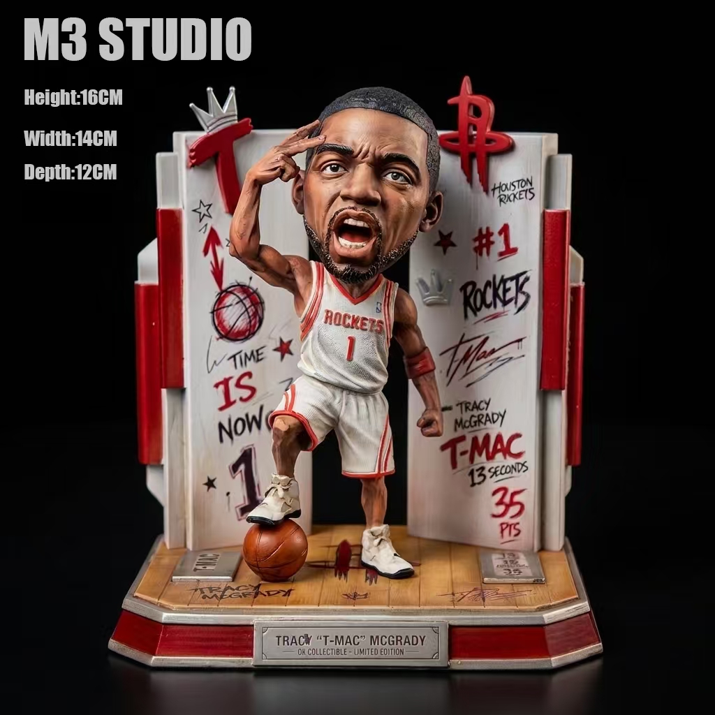 【預購】 NBA Q版 球星火箭麥迪 手辦 擺件GK X M3 工作室2