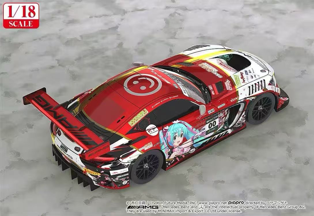 【售罄展示追加請私訊客服@toystationtw】Good Smile 初音未來 AMG 開幕戰痛車 車模 Ver. 再版 X GSC9