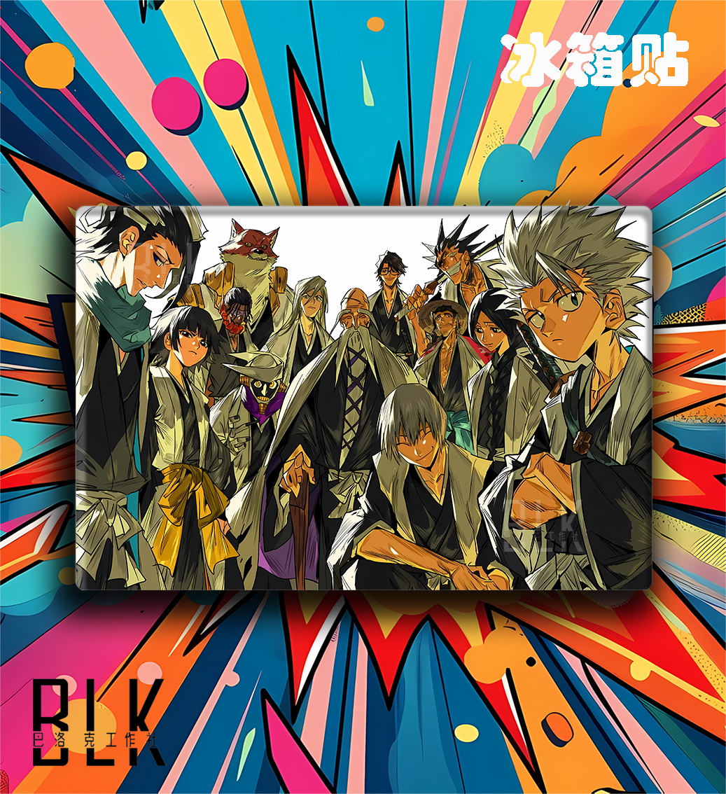 【預購】死神 境·界《十三隊》動漫裝飾畫&冰箱貼 X 巴洛克工作室3