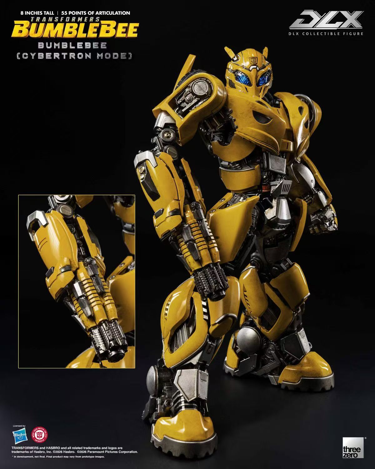 【預購】變形金剛 塞伯坦模式 DLX大黃蜂3Z10490W0 X Threezero9