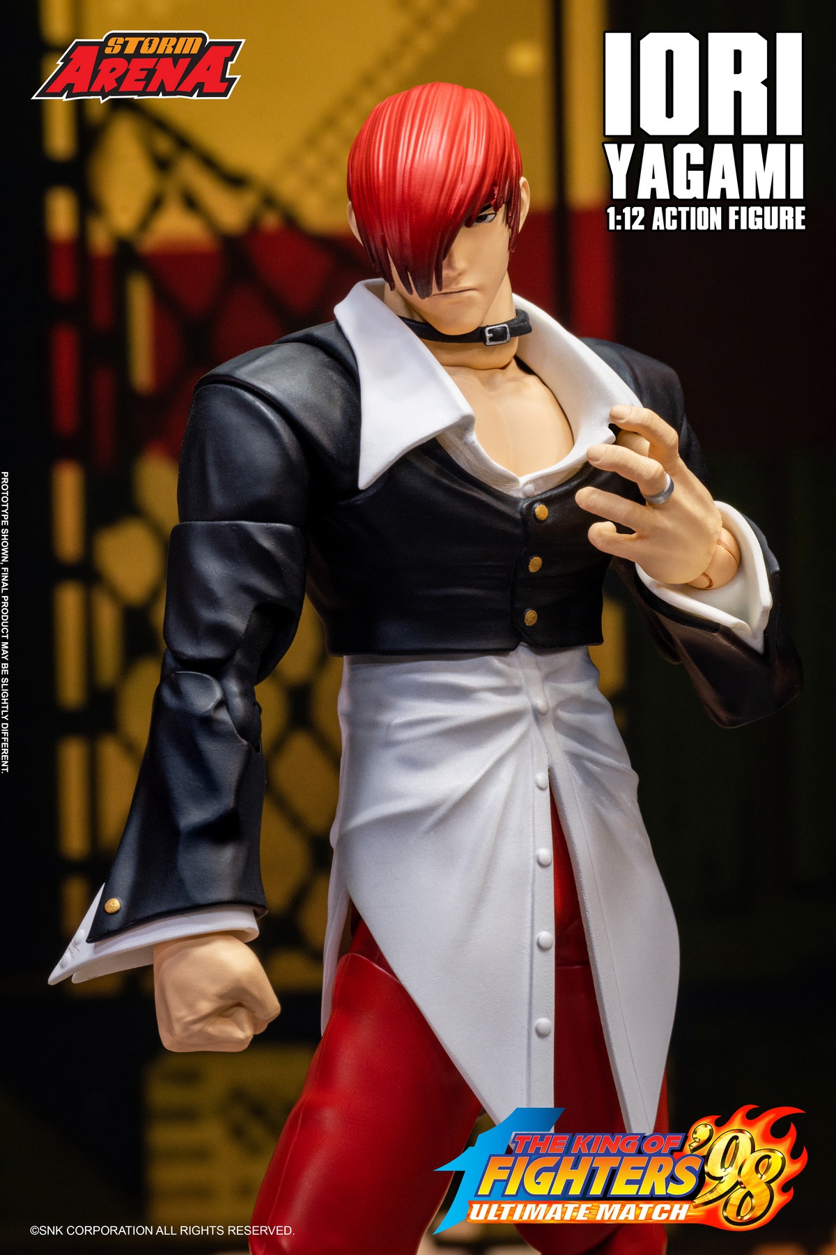 【售罄展示追加請私訊客服@toystationtw】拳皇98UM IORI YAGAMI 八神庵 KFSA04 X Storm Collectibles19