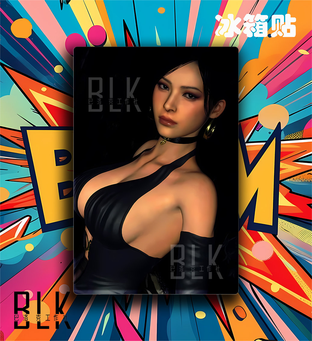 【預購】生化危機《禮服艾達王》動漫裝飾畫&冰箱貼 X 巴洛克工作室3