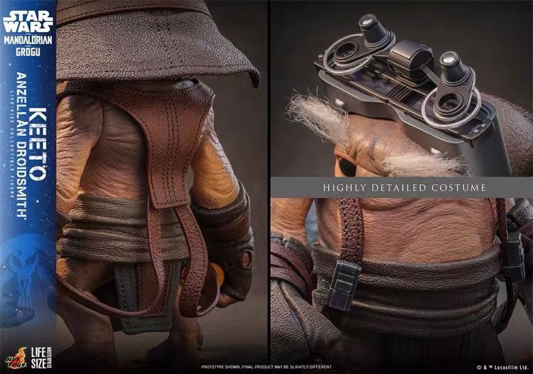 【預購】星際大戰《曼達洛人與古古》可動 LMS018 基托 安澤爾機器人專家 X HotToys(HT)9