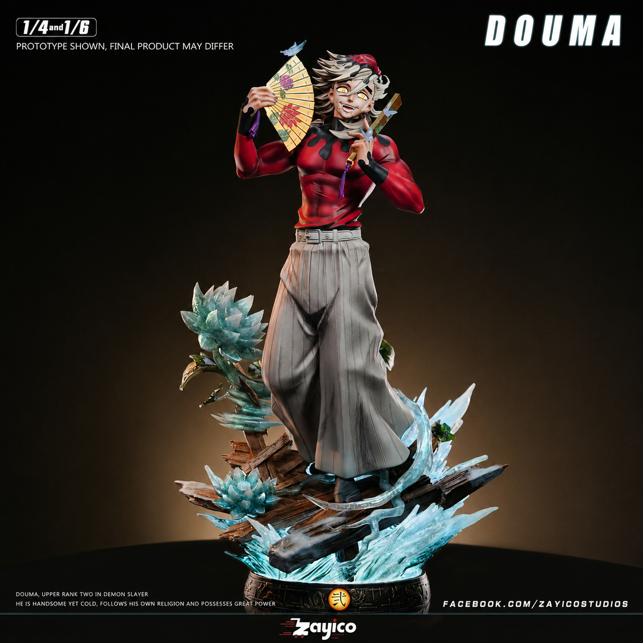 【售罄展示追加請私訊客服@toystationtw】鬼滅之刃 雙比例 童磨 X Zayico工作室1