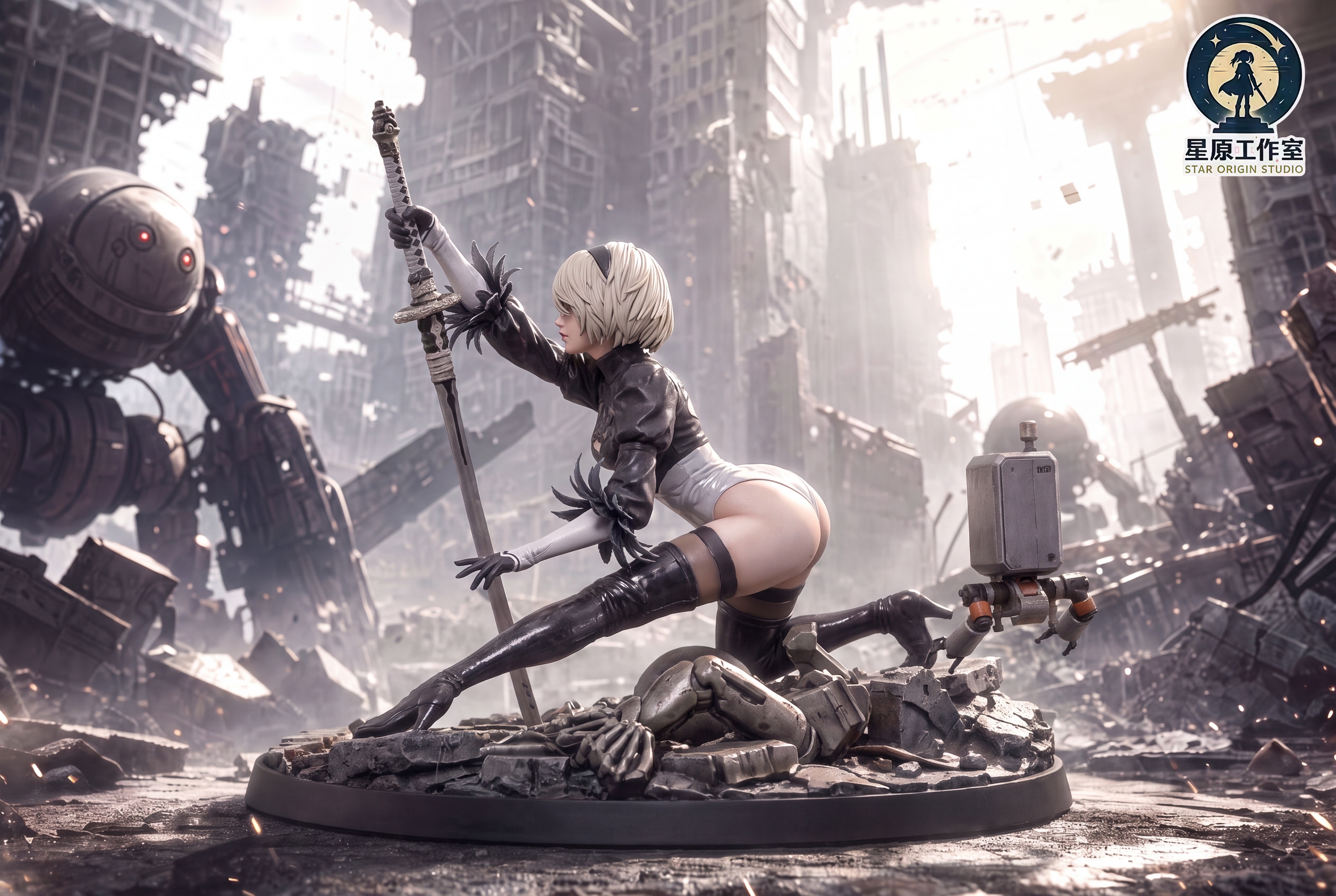 【預購】尼爾自動人形 雙比例《2B:末世戰姬》X 星原工作室5