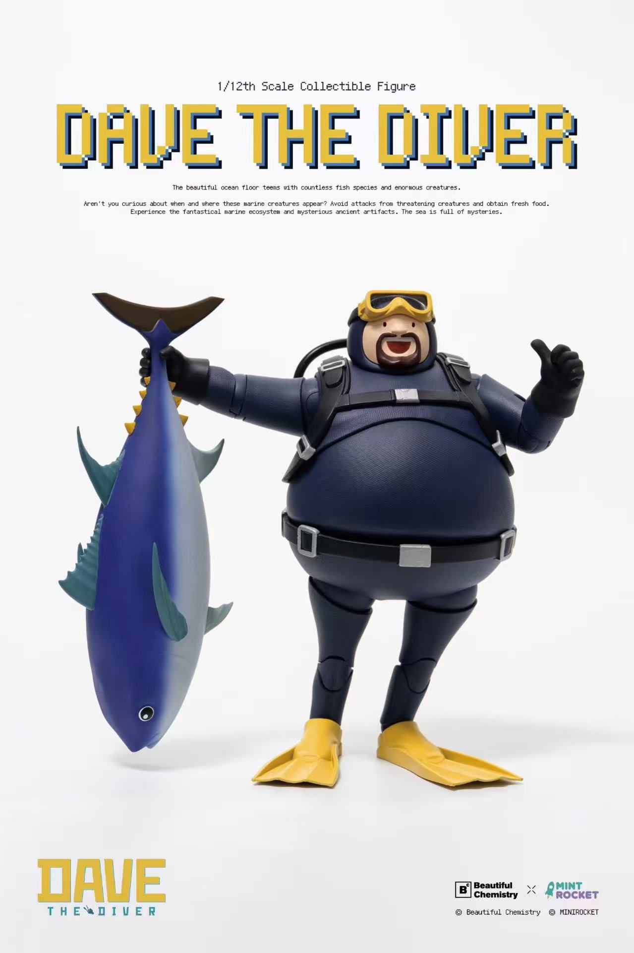 【預購】DAVE THE DIVER 1/12收藏級可動人偶 潛水員戴夫 BC202526 X Beautiful Chemistry4