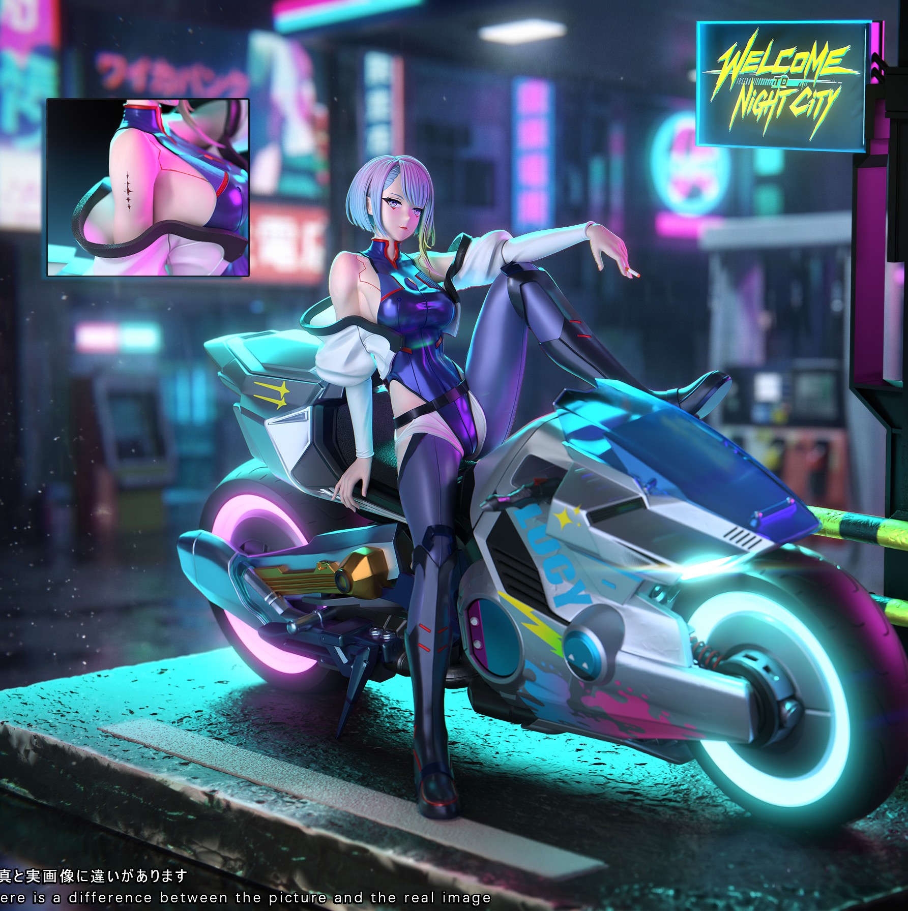 【售罄展示追加請私訊客服@toystationtw】電馭叛客:邊緣行者 第二彈 Lucy&草稚·刃村正 X 哈尼工作室1