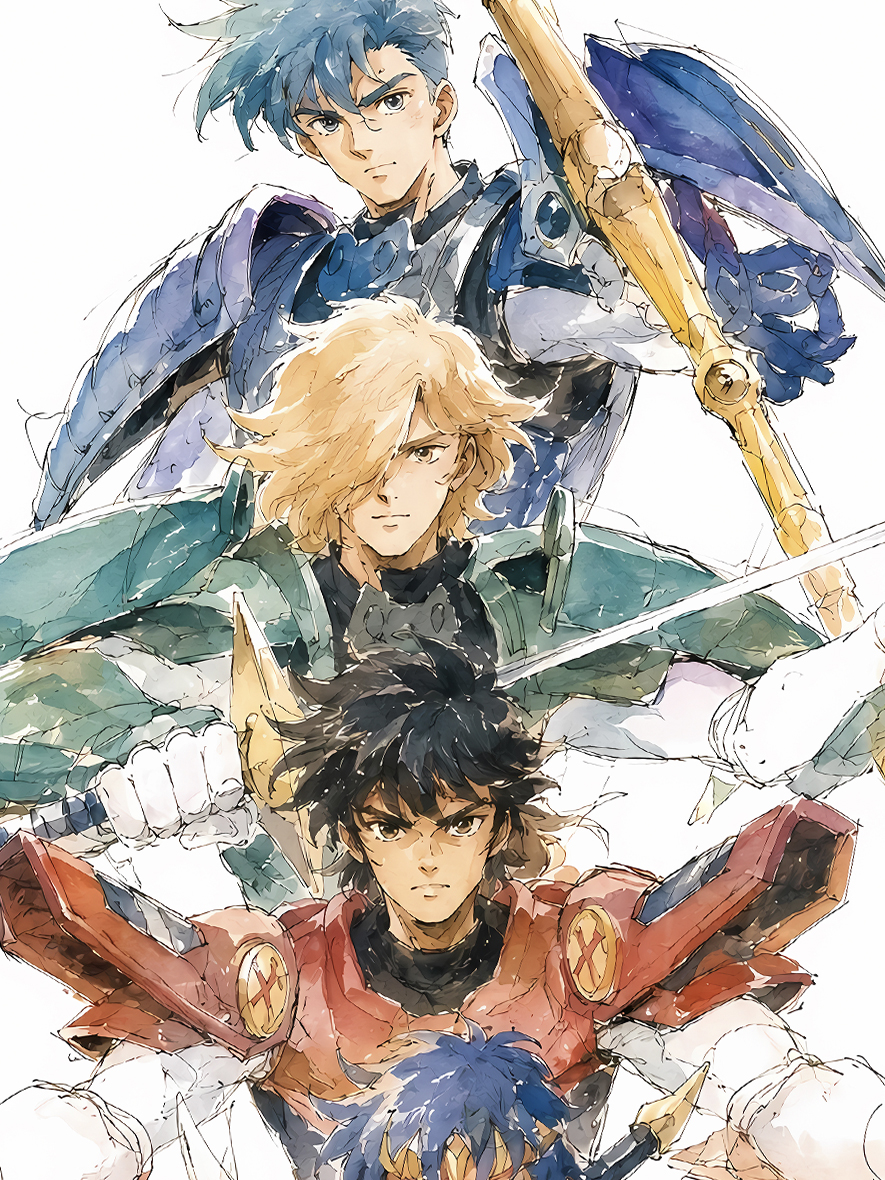 【預購】《水墨魔神壇鬥士》動漫裝飾畫 X 星空工作室5