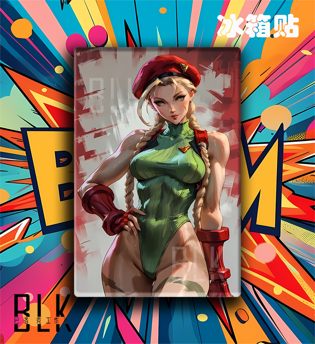 【預購】街頭霸王《塗鴉嘉米》動漫裝飾畫&冰箱貼 X 巴洛克工作室3