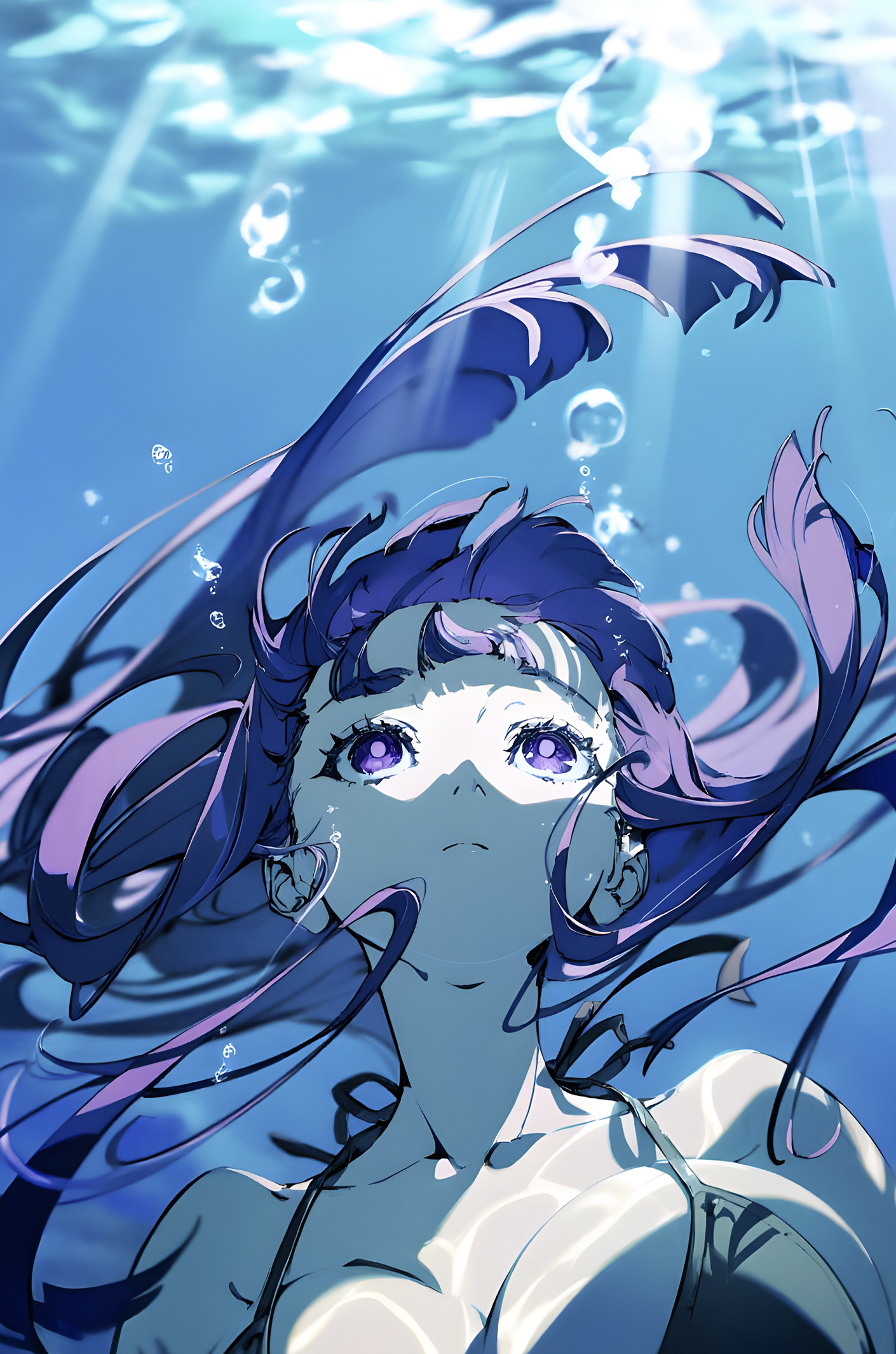 【預購】葬送的芙莉蓮《水中菲倫》動漫二次元裝飾畫 X H2工作室4