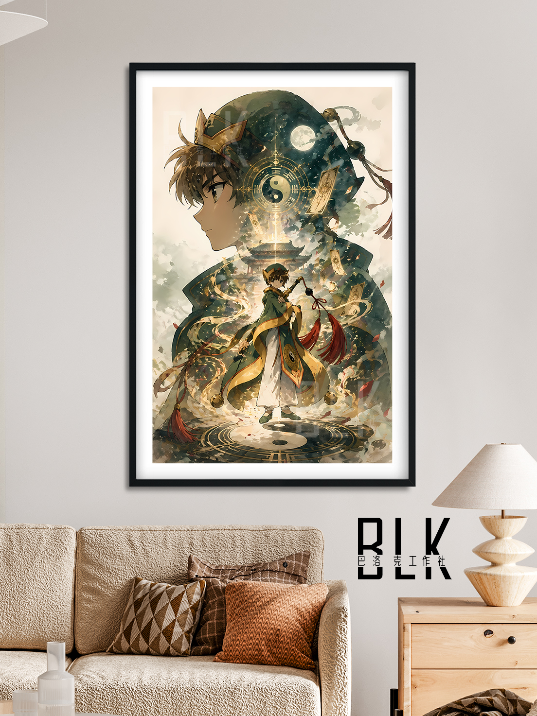 【預購】庫洛魔法使《小狼剪影》動漫裝飾畫&冰箱貼 X 巴洛克工作室2